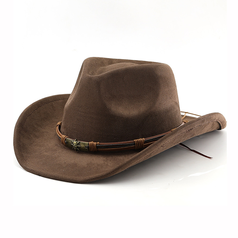 Suede Western Cowboy Hat For M - Cowboy Hat Straw recension och pris