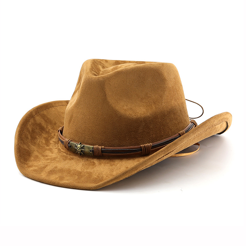 Suede Western Cowboy Hat For M - Cowboy Hat Straw recension och pris