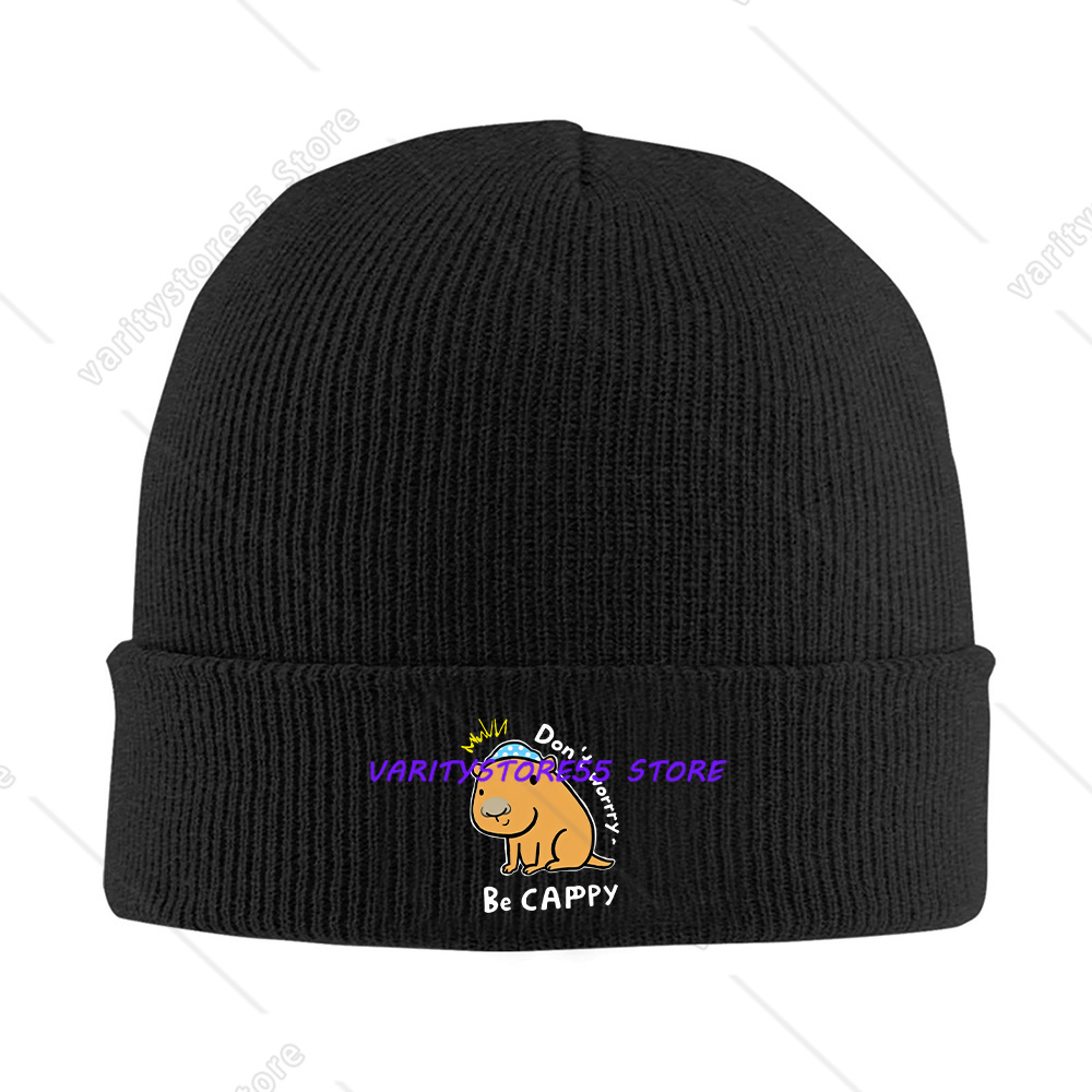 Funny Capybara Quote Knit Bean - Beanie Cuffed Knit recension och pris