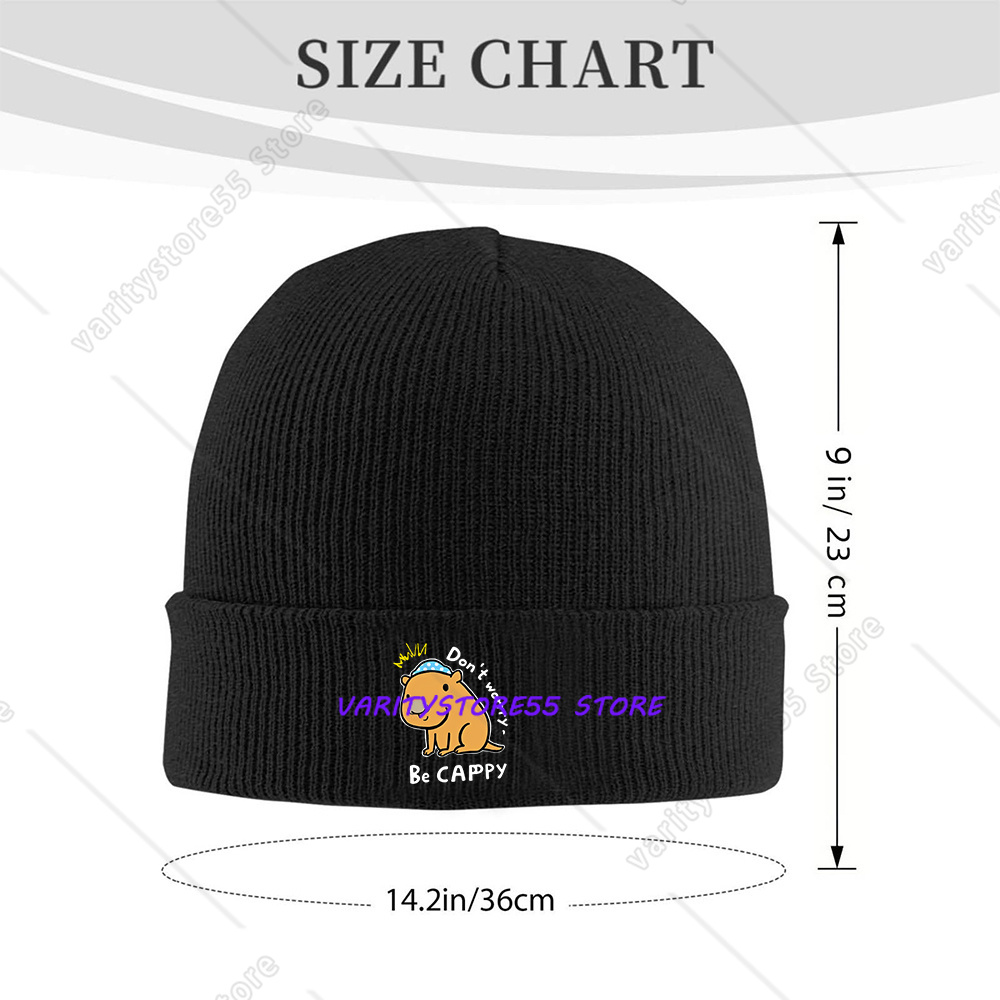 Funny Capybara Quote Knit Bean - Beanie Cuffed Knit recension och pris