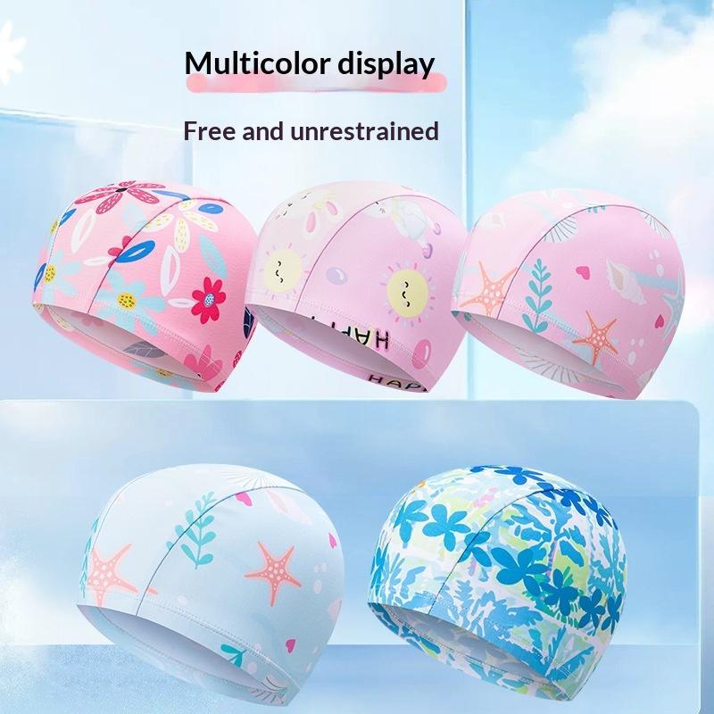 Kids Cartoon Swim Cap Elastic  - Swim Hat Silicone recension och pris