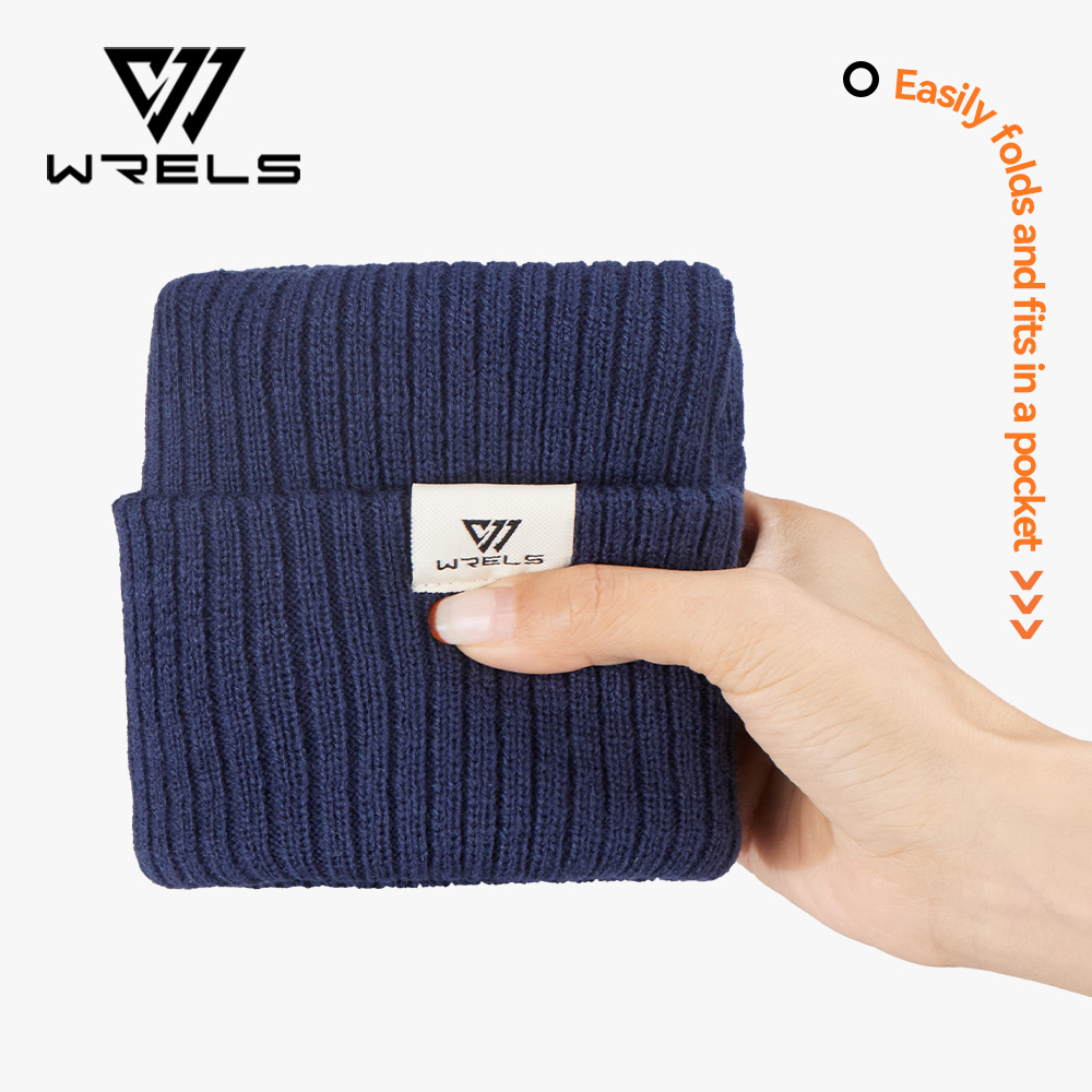 WRELS Winter Beanie Hat Knit C - Beanie Cuffed Knit recension och pris